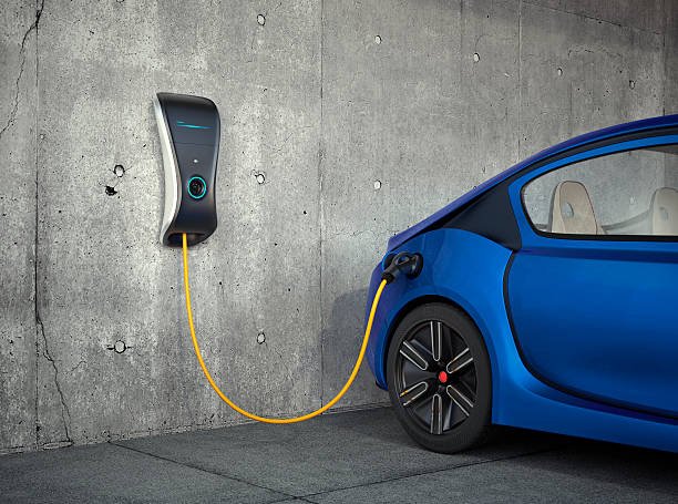 Electric car charging station