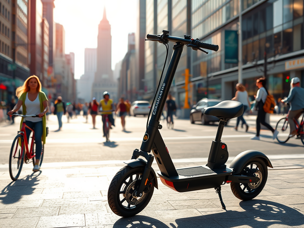 Foldable Electric Scooters for Efficient City Exploring