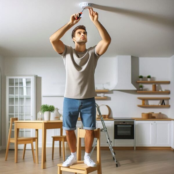 How to stop a smoke detector from beeping